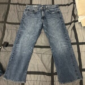 Gap 1969 Mens Loose Fit Denim Jeans 34x30